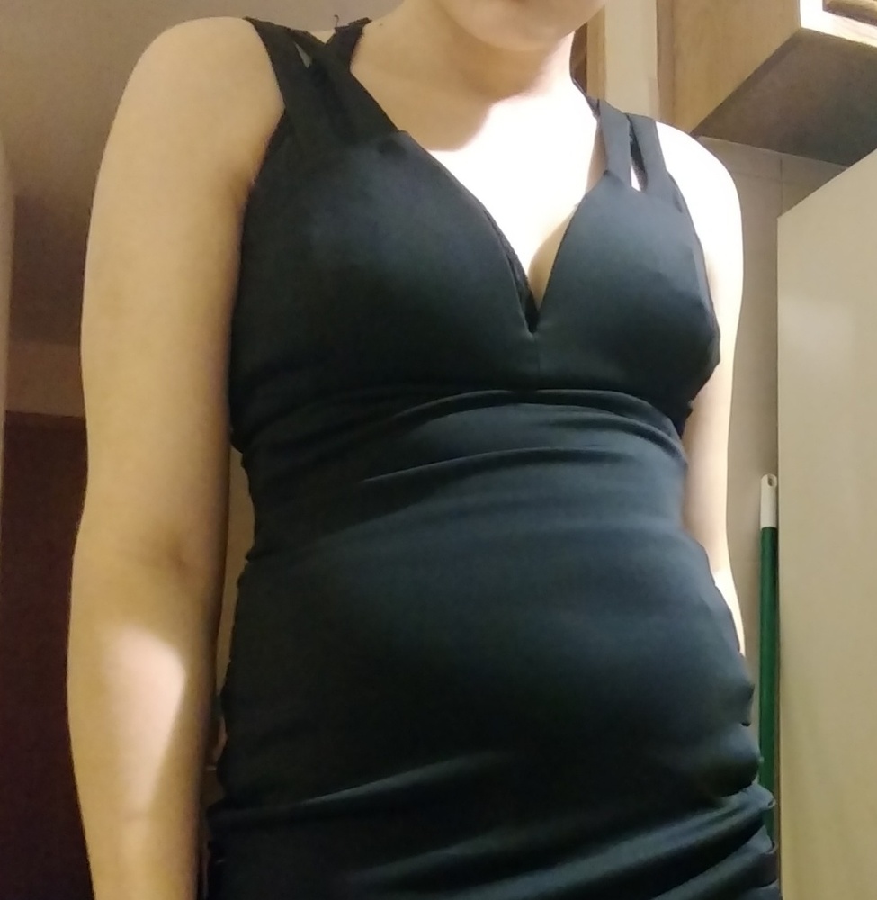 Guess Petite Black Party Dress